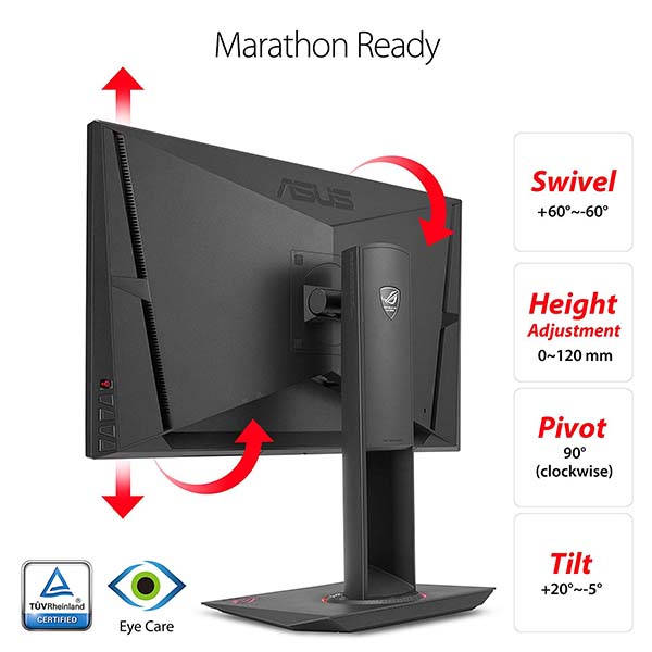 Asus ROG Swift 27-Inch WQHD Gaming Monitor with NVIDIA G-Sync Technology