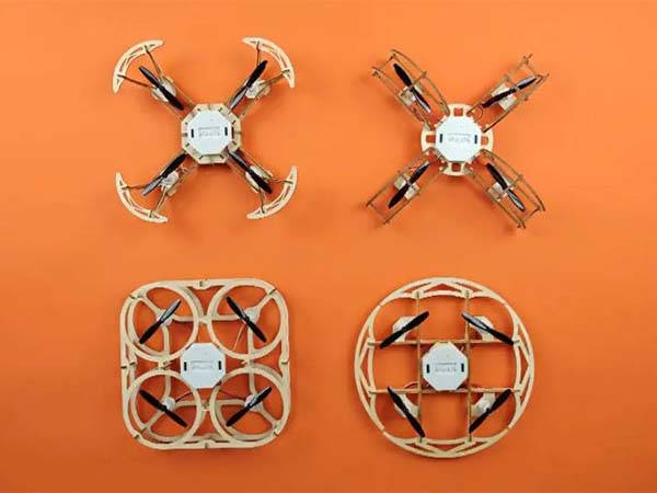 Aerowood Modular Wooden Drone with HD Camera