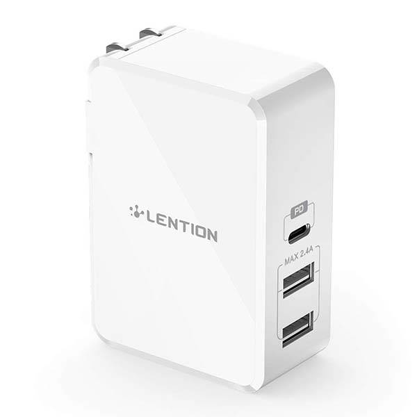 Lention USB-C Wall Charger with 45W Power Delivery