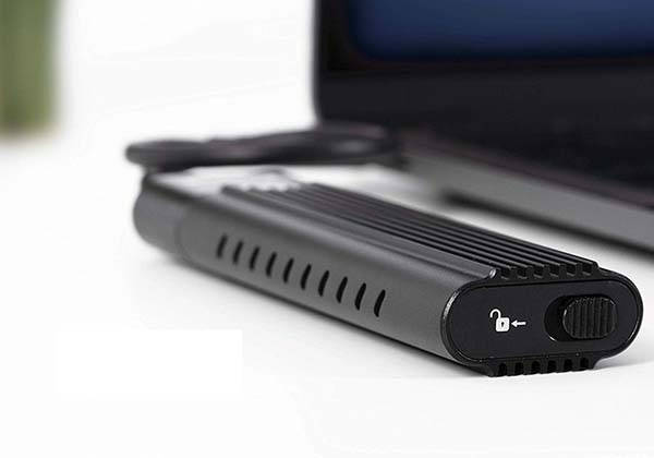 Plugable M.2 NVMe SSD Enclosure with USB-C Port