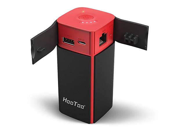 HooToo Portable WiFi Router with Power Bank