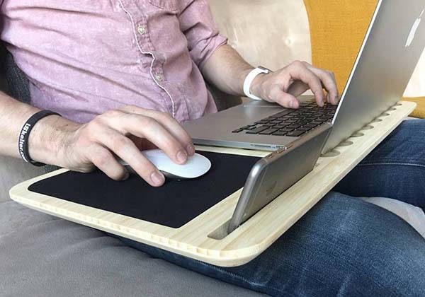 iSkelter Slate 2.0 Handmade Wooden Lap Desk