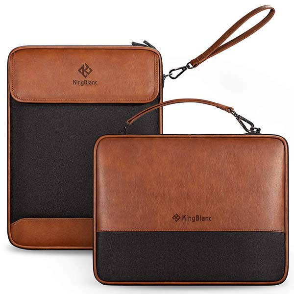 The Two Layer Leather Accessory Pouch For Mobile Devices USB Cables The Two Layer Leather Accessory Pouch For Mobile Devices USB Cables