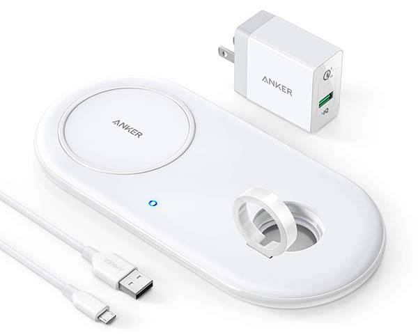 Anker PowerWave+ Wireless Charging Pad with Apple Watch Holder