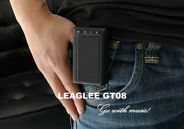Leaglee GT08 Mini waterproof Bluetooth Speaker with MP3 Player, FM Radio and Flashlight