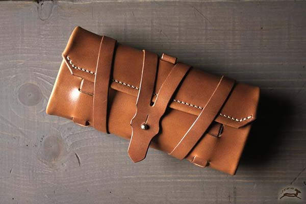 Handmade Personalized Leather Pencil Case Roll Gadgetsin Handmade Personalized Leather Pencil Case Roll Gadgetsin