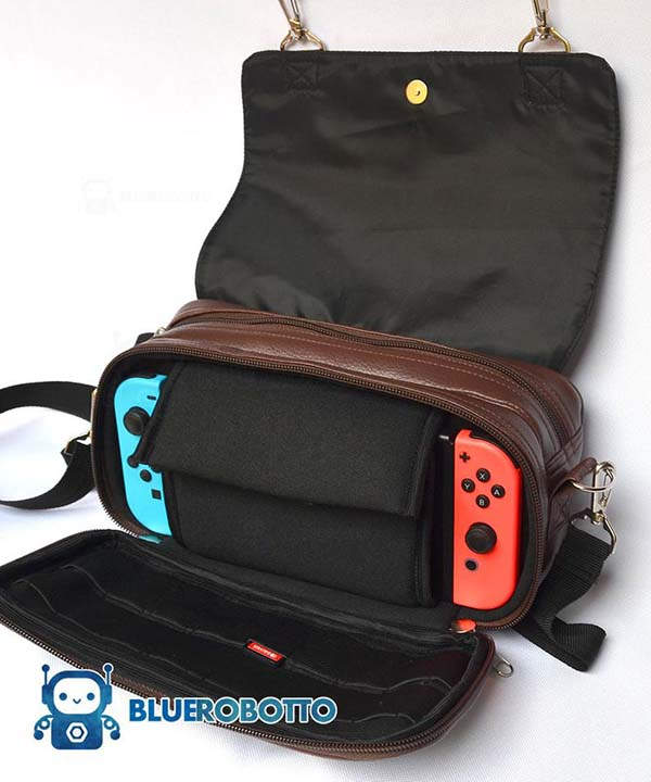 Handmade Zelda Leather Nintendo Switch Bag
