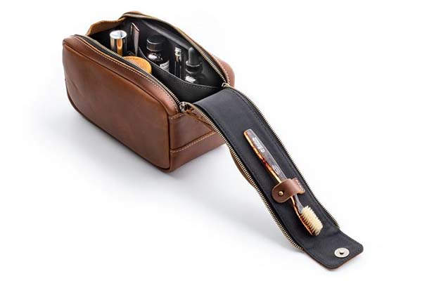 Pad&Quill Heritage Leather Dopp Kit