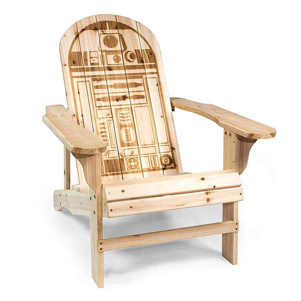 Star Wars R2-D2 Wooden Adirondack Chair