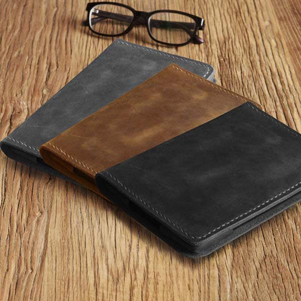 K01 Handmade Personalized Leather Kindle Paperwhite Case