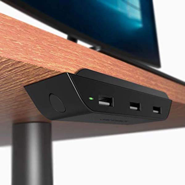 Galvanox PowerRail Desk Mounted USB Charger with QC 3.0