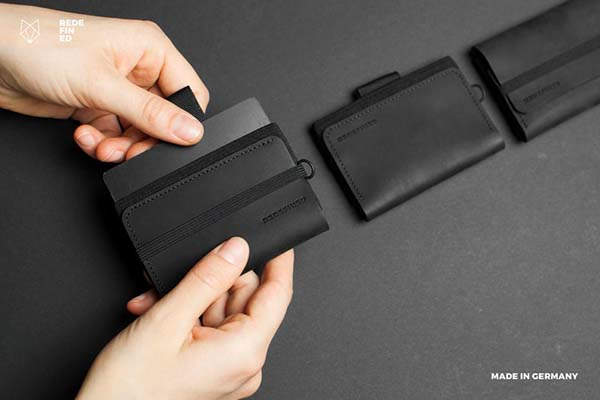 R.03 Purist Handmade Slim Leather Wallet with RFID Protection