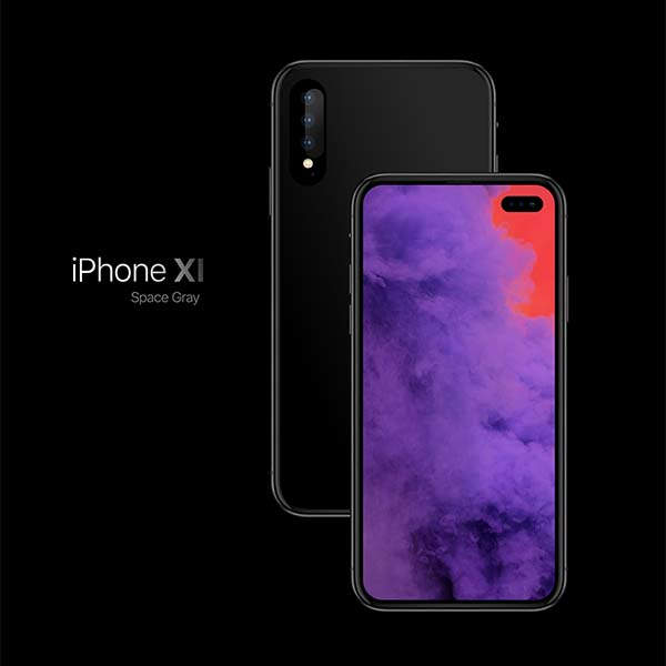 The Concept IPhone XI With No Notch Screen And Triple Rear Camera The Concept IPhone XI With No Notch Screen And Triple Rear Camera