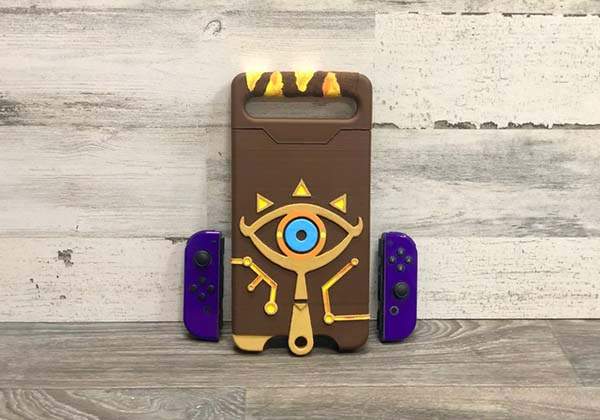 3D Printed Sheikah Slate Shaped Nintendo Switch Case