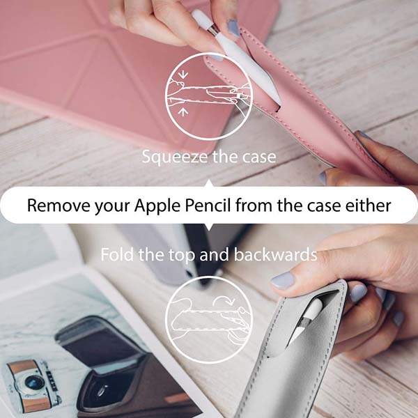 Moshi Magnetic Apple Pencil Leather Case