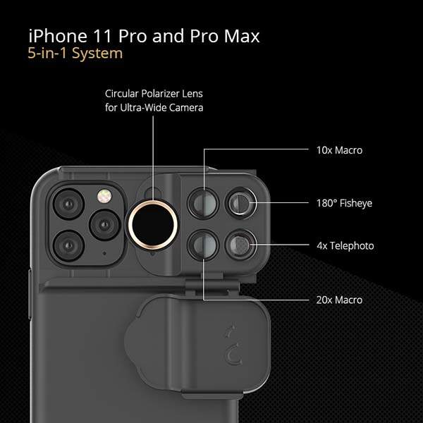 ShiftCam Multi-Lens iPhone 11 Case with Up to 5 Lenses