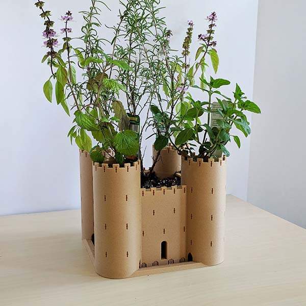 3D Printed Fortress 5-In-1 Herb Planter