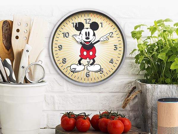 Amazon Echo Wall Clock Disney Mickey Mouse Edition
