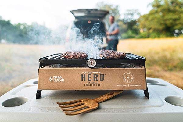 Fire & Flavor Hero Portable Charcoal Grill