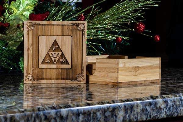 Handmade Legend of Zelda Ocarina of Time Wooden Coaster Set