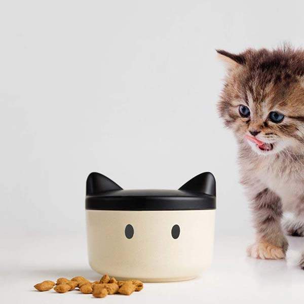 SUCK UK Pet Food Container with Customizable Stickers