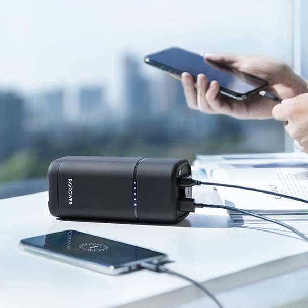 RAVPower 80W AC Power Bank with 30W PD and QC 3.0
