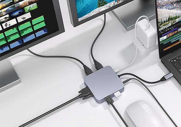 The All-In-One USB-C Dock Supports Triple Displays, DEX and OTG