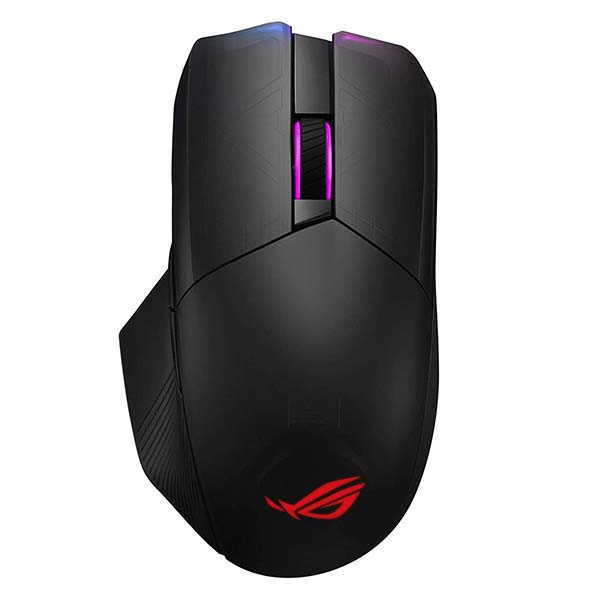 ASUS ROG Chakram Wireless Gaming Mouse with Aura Sync RGB Lighting