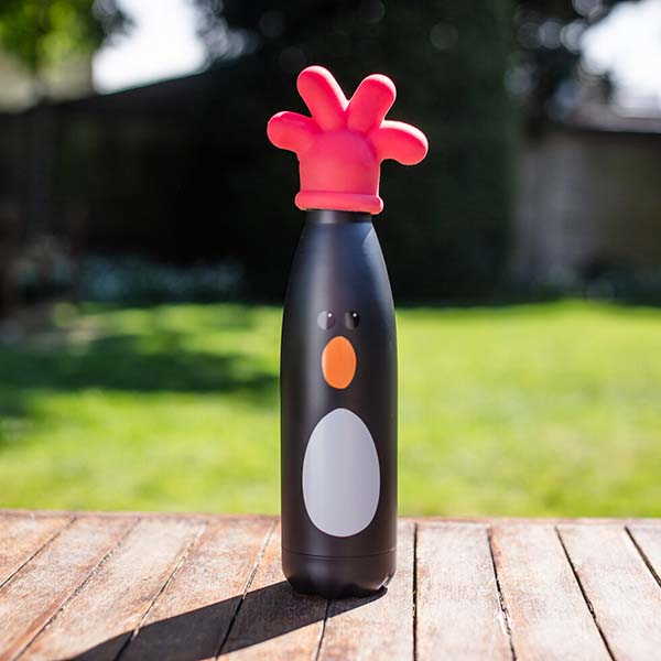 Wallace & Gromit Feathers McGraw Travel Bottle with Rubber-Glove Lid
