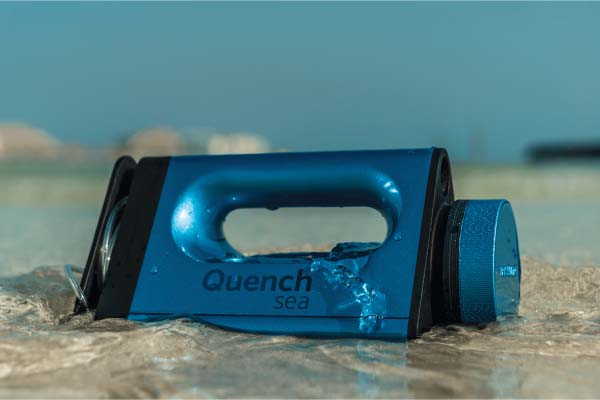 QuenchSea Portable Seawater Desalination Device