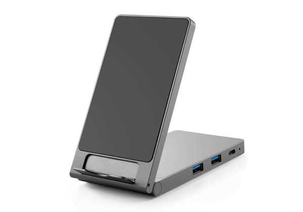 Fophie 7-in-1 USB-C Hub and Wireless Charging Stand
