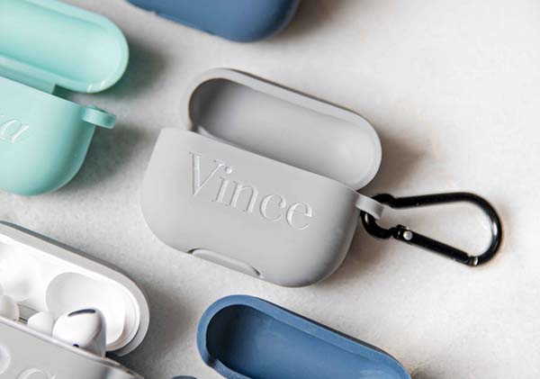 Handmade Personalized AirPods Pro Case with Carabiner