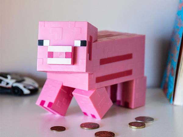 Minecraft Piggy Bank Looks Like Pig Mod