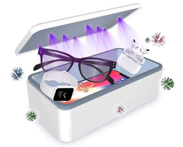 Cahot Fast UV Sanitizer Box with Wireless Charger