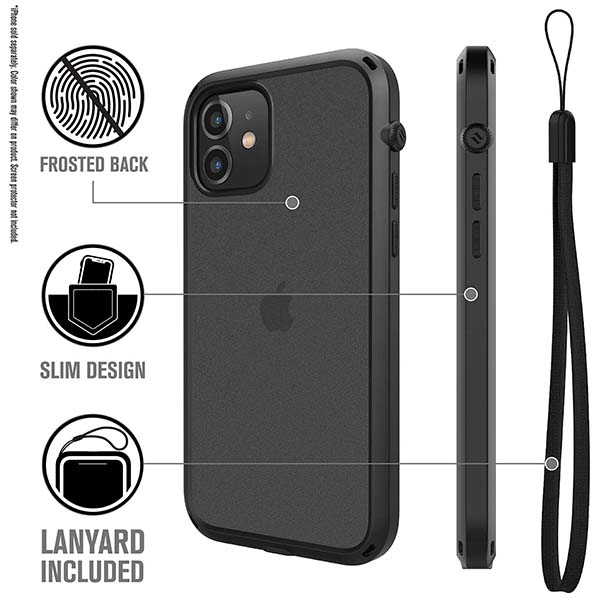 Catalyst Influence Series iPhone 12 Case with Rotated Mute Switch