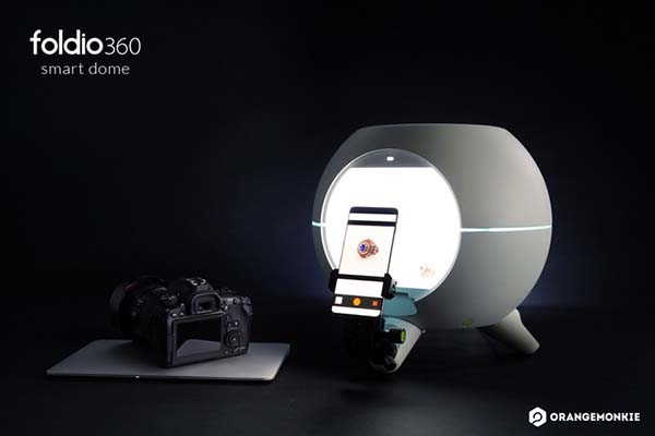 Foldio360 Smart Dome All-In-One Photo Studio with 360-Degree Turntable