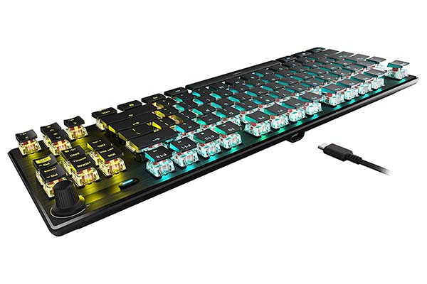 Roccat Vulcan TKL Pro Compact RGB Gaming Keyboard with Titan Optical Switches