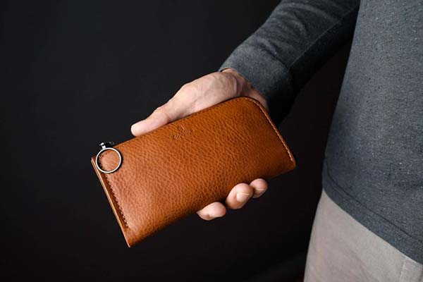 Handmade Personalized iPhone 12 Leather Wallet Case with YKK Zipper
