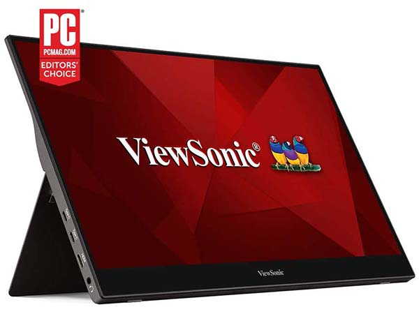 ViewSonic TD1655 15.6-Inch Portable Touchscreen Monitor with Built-in Stand