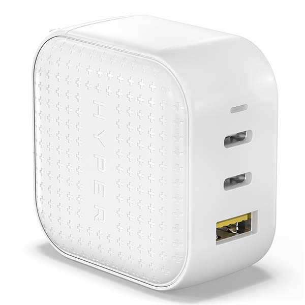 HyperJuice 66W GaN USB-C Charger with 3 Ports