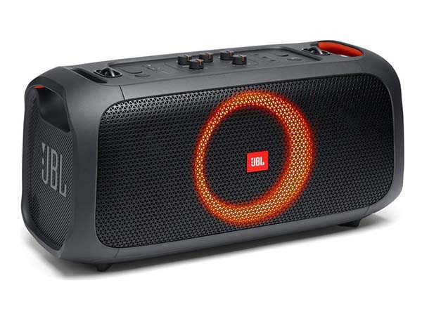 JBL PartyBox On-The-Go Portable Party Speaker with Wireless Microphone