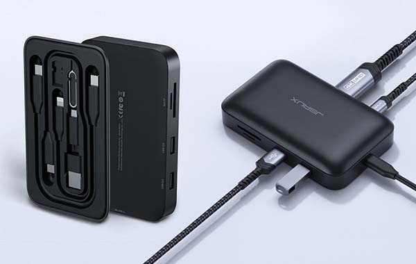 OmniCase USB-C Hub with Cable Holder Travel Kit