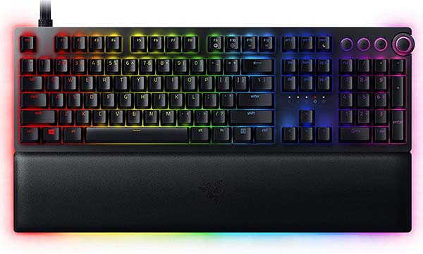 Razer Huntsman V2 Analog Gaming Keyboard with Chroma RGB Lighting