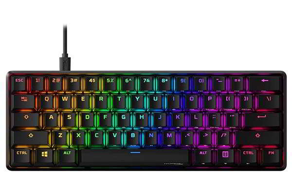 HyperX Alloy Origins 60 Compact Mechanical Gaming Keyboard with RGB LED Backlit