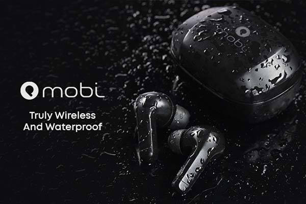 Mobi Hybrid Active Noise Cancelling Wireless Earbuds with 100-Hour Battery Life