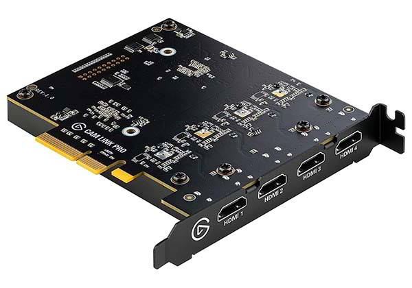 Elgato Cam Link Pro PCIe Camera Capture Card with 4 HDMI Inputs