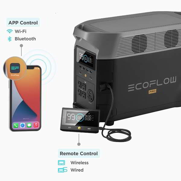 EcoFlow DELTA Pro Portable Power Station with Expandable Capacity
