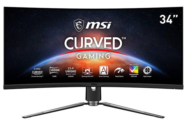 MSI MPG Artymis 34-Inch Gaming Curved Monitor with 165Hz Refresh Rate