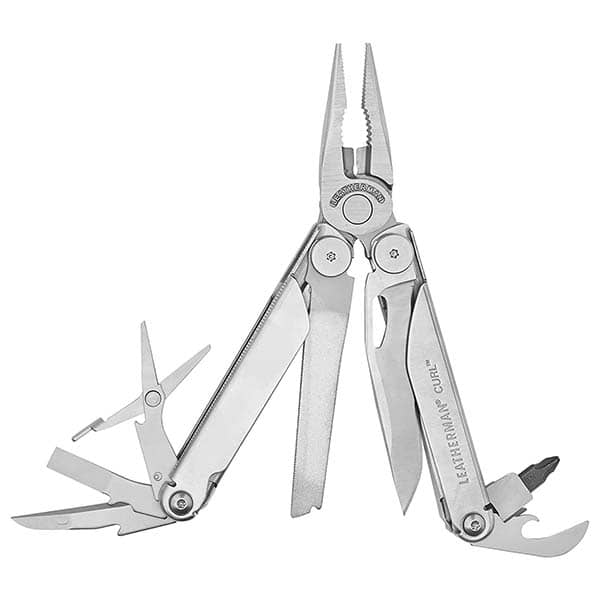 Leatherman Curl Stainless Steel Multitool with Nylon Sheath
