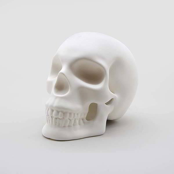 Suck UK Ceramic Skull LED Lamp